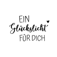 Rub ons Ein glückslicht für dich Für DIY