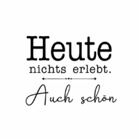 Rub On Sticker heute nichts erlebt. auch schön