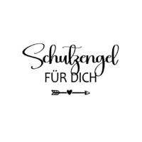 Rub On Sticker Schutzengel