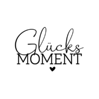 Rub On Sticker Glücksmoment