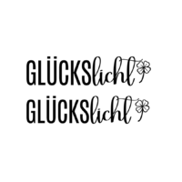 Rub On Sticker Glückslicht