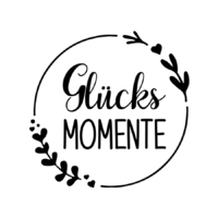 Rub On Sticker Glücksmoment