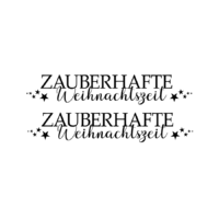 Rub On Sticker Zauberhafte Weihnachtszeit