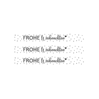 Rub On Sticker Frohe Weihnachten