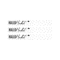 Rub On Sticker Hallo Herbst