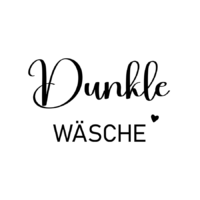 Rub On Sticker Dunkle Wäsche