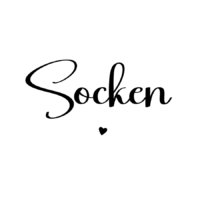 Rub On Sticker Socken